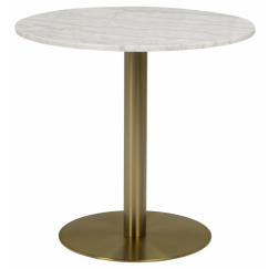 Jedálenský stôl Corby, 80 cm, biela