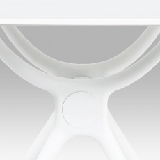 Jedálenský stôl Daniela, 80 cm, biela - 5