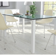 Jedálenský stôl Dant, 160 cm, biela - 2