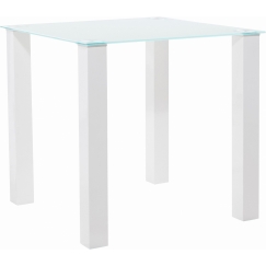 Jedálenský stôl Dant, 80 cm, biela
