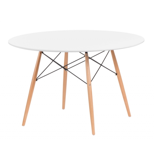 Jedálenský stôl Desire, 120 cm, biela - 1