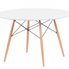 Jedálenský stôl Desire, 120 cm, biela - 1