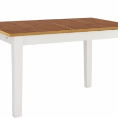Jedálenský stôl Disa, 120 cm, biela/borovica - 2