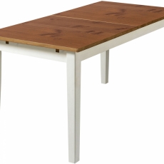 Jedálenský stôl Disa, 160 cm, biela/borovica - 3