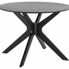 Jedálenský stôl Duncan, 105 cm, čierna - 1