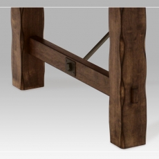Jedálenský stôl Eduard rozkladací, 250 cm, masív orech - 6