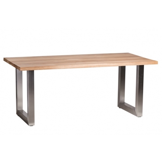 Jedálenský stôl Eken, 160 cm, masív dub - 1