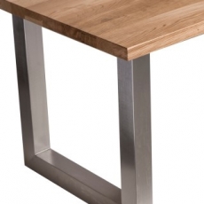 Jedálenský stôl Eken, 160 cm, masív dub - 2