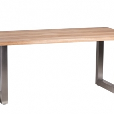 Jedálenský stôl Eken, 180 cm, masív dub - 1