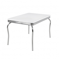 Jedálenský stôl Elvis, 120 cm, biela - 1