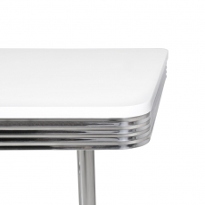 Jedálenský stôl Elvis 2, 120 cm, biela - 6