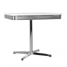 Jedálenský stôl Elvis, 80 cm, biela - 4