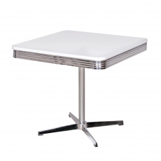 Jedálenský stôl Elvis, 80 cm, biela - 1