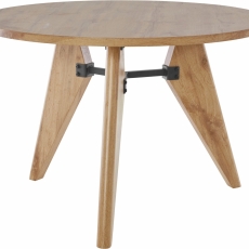 Jedálenský stôl Even, 110 cm, prírodné drevo - 1