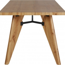 Jedálenský stôl Even, 180 cm, prírodné drevo - 3