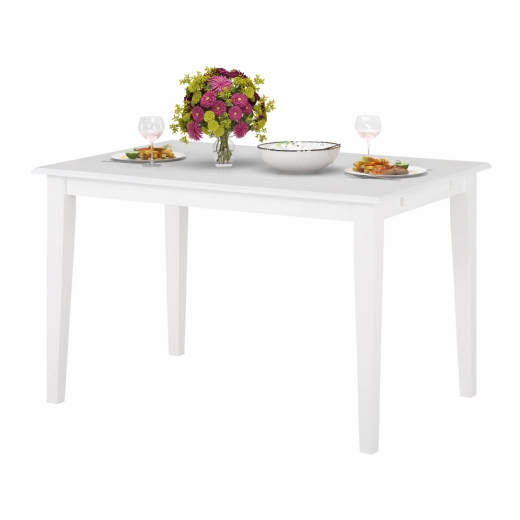 Jedálenský stôl Flick, 120 cm, biela - 1