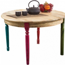 Jedálenský stôl Flip, 76 cm, masívne mango - 4