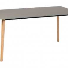 Jedálenský stôl Frankie, 160 cm, cappuccino - 1