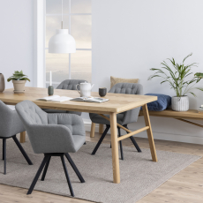 Jedálenský stôl Galway, 200 cm, dub - 5