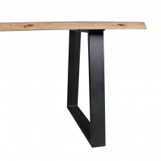 Jedálenský stôl Gaya, 140 cm, masív agát - 5