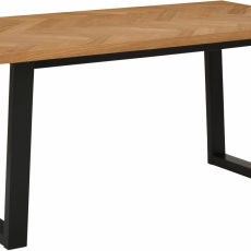Jedálenský stôl Grebor, 140 cm, hnedá - 1