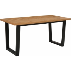 Jedálenský stôl Grebor, 140 cm, hnedá