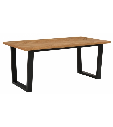 Jedálenský stôl Grebor, 180 cm, hnedá
