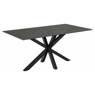 Jedálenský stôl Heaven, 160 cm, čierna