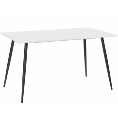 Jedálenský stôl Heidy, 140 cm, biela