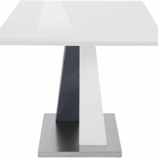 Jedálenský stôl Heidy, 160 cm, biela - 3