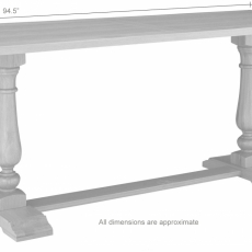 Jedálenský stôl Hero, 240 cm, biela - 8