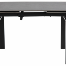 Jedálenský stôl Hudde, 120-200 cm, čierna - 7
