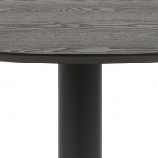 Jedálenský stôl Ibiza, 110 cm, čierna - 4