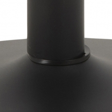 Jedálenský stôl Ibiza, 110 cm, čierna - 6