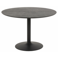 Jedálenský stôl Ibiza, 110 cm, čierna