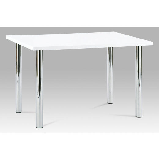 Jedálenský stôl Jadon, 120 cm, biela - 1