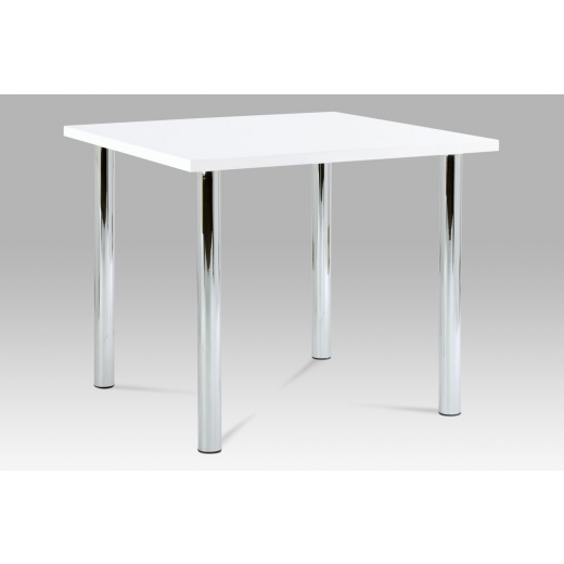 Jedálenský stôl Jadon, 90 cm, biela - 1