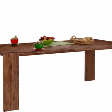 Jedálenský stôl Jima, 220 cm, hnedá - 4