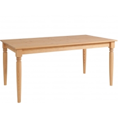 Jedálenský stôl Karol, 120 cm, prírodné drevo