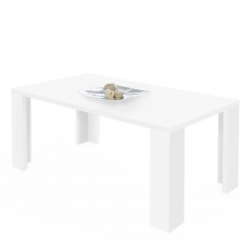 Jedálenský stôl Kern, 160 cm, biela - 1