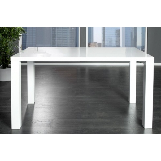Jedálenský stôl Laura, 140 cm, biela - 1