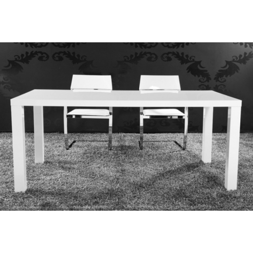 Jedálenský stôl Laura, 160 cm, biela - 1