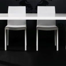 Jedálenský stôl Laura, 160 cm, biela - 2