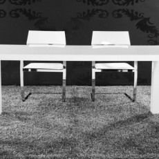 Jedálenský stôl Laura, 160 cm, biela - 1