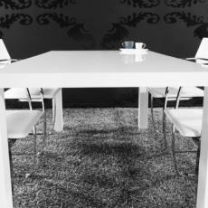 Jedálenský stôl Laura, 160 cm, biela - 7