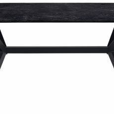 Jedálenský stôl Laxey, 180 cm, čierna - 6