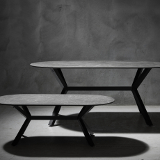 Jedálenský stôl Laxey, 180 cm, čierna - 11