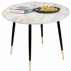 Jedálenský stôl Lion, 100 cm, mramor - 1
