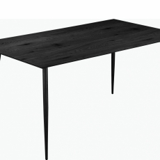 Jedálenský stôl Lion, 120 cm, čierna - 5