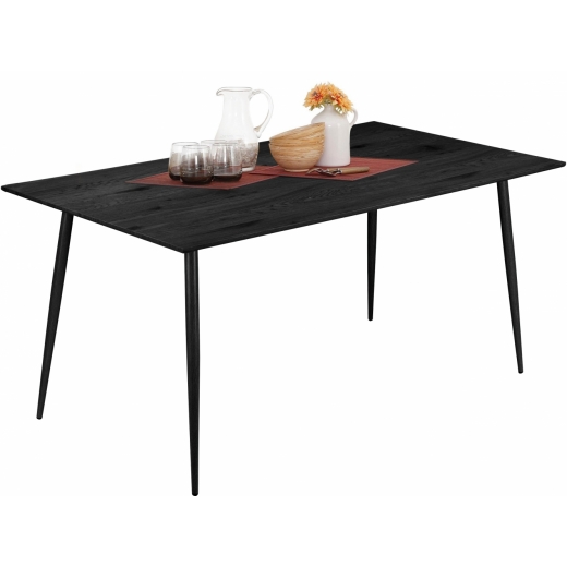 Jedálenský stôl Lion, 160 cm, čierna - 1